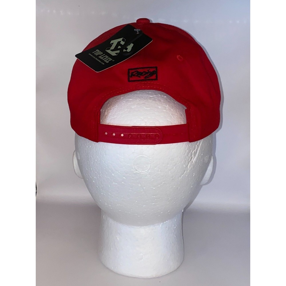 Top Level Daytona Racing Snapback Red Cap - Picture 3 of 8